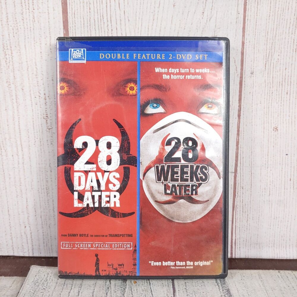 28 Days Later / 28 Weeks Later DVD Double Feature 2-DVD Set Special Ed TESTED